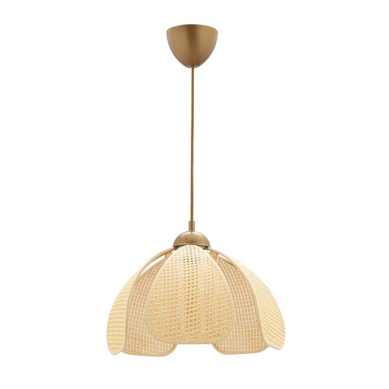 Casa si Gradina - Corpuri si surse de iluminat - Lustre si pendule - Lustră pendul Opviq din plastic, crem, 1xE27, Ø30 x 20 cm, 433NUV1145 - Infinity.ro