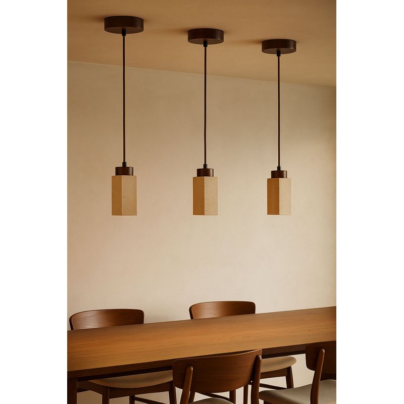 Casa si Gradina - Corpuri si surse de iluminat - Lustre si pendule - Lustră suspendată Opviq din lemn, 823OLY1113 - Infinity.ro