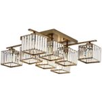 Casa si Gradina - Corpuri si surse de iluminat - Lustre si pendule - Lustră suspendată Opviq din metal, 301AUR1203 - Infinity.ro