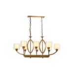 Casa si Gradina - Corpuri si surse de iluminat - Lustre si pendule - Lustră suspendată Opviq din metal, 301AUR1314 - Infinity.ro