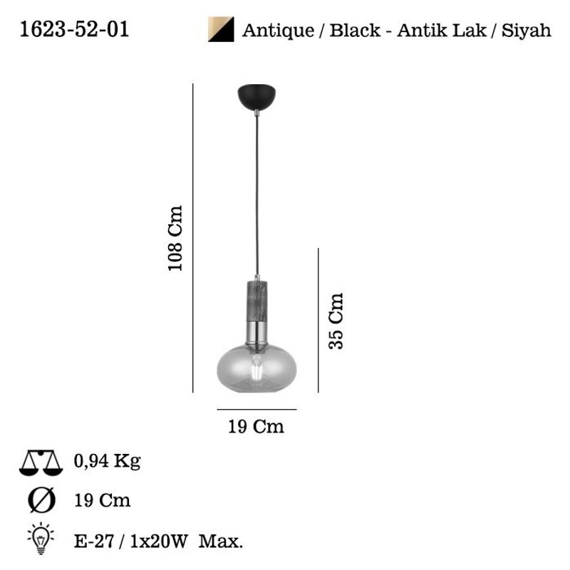 Casa si Gradina - Corpuri si surse de iluminat - Lustre si pendule - Lustră suspendată Opviq din metal, 341LCA1145 - Infinity.ro