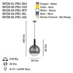 Casa si Gradina - Corpuri si surse de iluminat - Lustre si pendule - Lustră suspendată Opviq din metal, 341LCA1202 - Infinity.ro