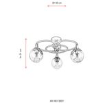 Casa si Gradina - Corpuri si surse de iluminat - Lustre si pendule - Lustră suspendată Opviq din metal, 683AVN1125 - Infinity.ro