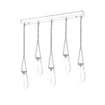 Casa si Gradina - Corpuri si surse de iluminat - Lustre si pendule - Lustră suspendată Opviq din metal, 683AVN1183 - Infinity.ro