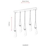Casa si Gradina - Corpuri si surse de iluminat - Lustre si pendule - Lustră suspendată Opviq din metal, 683AVN1183 - Infinity.ro