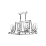 Casa si Gradina - Corpuri si surse de iluminat - Lustre si pendule - Lustră suspendată Opviq din metal, 683AVN1117 - Infinity.ro