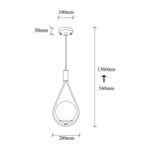 Casa si Gradina - Corpuri si surse de iluminat - Lustre si pendule - Lustră suspendată Opviq din sticlă, 524OPV1108 - Infinity.ro