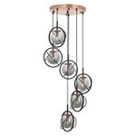 Casa si Gradina - Corpuri si surse de iluminat - Lustre si pendule - Lustră suspendată tip bară Opviq din metal, 301AUR1257 - Infinity.ro