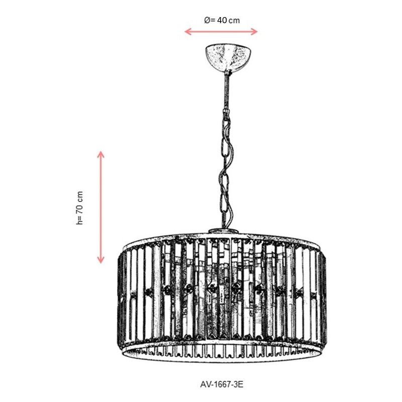 Casa si Gradina - Corpuri si surse de iluminat - Lustre si pendule - Lustră suspendată tip bară Opviq din metal, 683AVN1166 - Infinity.ro