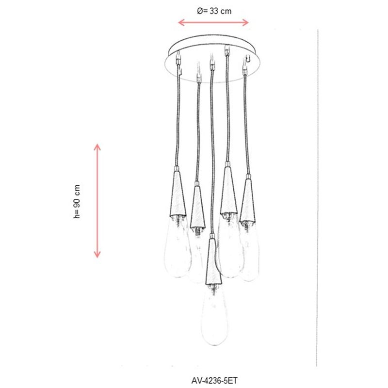 Casa si Gradina - Corpuri si surse de iluminat - Lustre si pendule - Lustră suspendată tip bară Opviq din metal, 683AVN1180 - Infinity.ro
