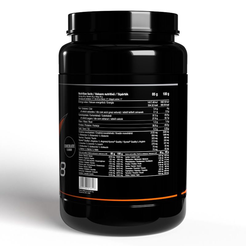 Ingrijire personala si Cosmetice - Sanatate si wellness - Nutritie sportiva - Proteine - Mix proteic pentru creștere rapidă, GFX-8, 1500g, Ciocolată - Infinity.ro