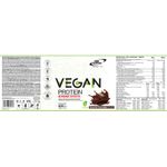 Ingrijire personala si Cosmetice - Sanatate si wellness - Nutritie sportiva - Proteine - Mix proteic vegan pentru slabit, Vegan Protein Burning Effects, Brownie Chocolate, 600g - Infinity.ro