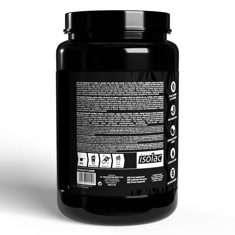 Ingrijire personala si Cosmetice - Sanatate si wellness - Nutritie sportiva - Proteine - Proteine pentru slabit, WPI burning effects, Ciocolată, 1000g - Infinity.ro