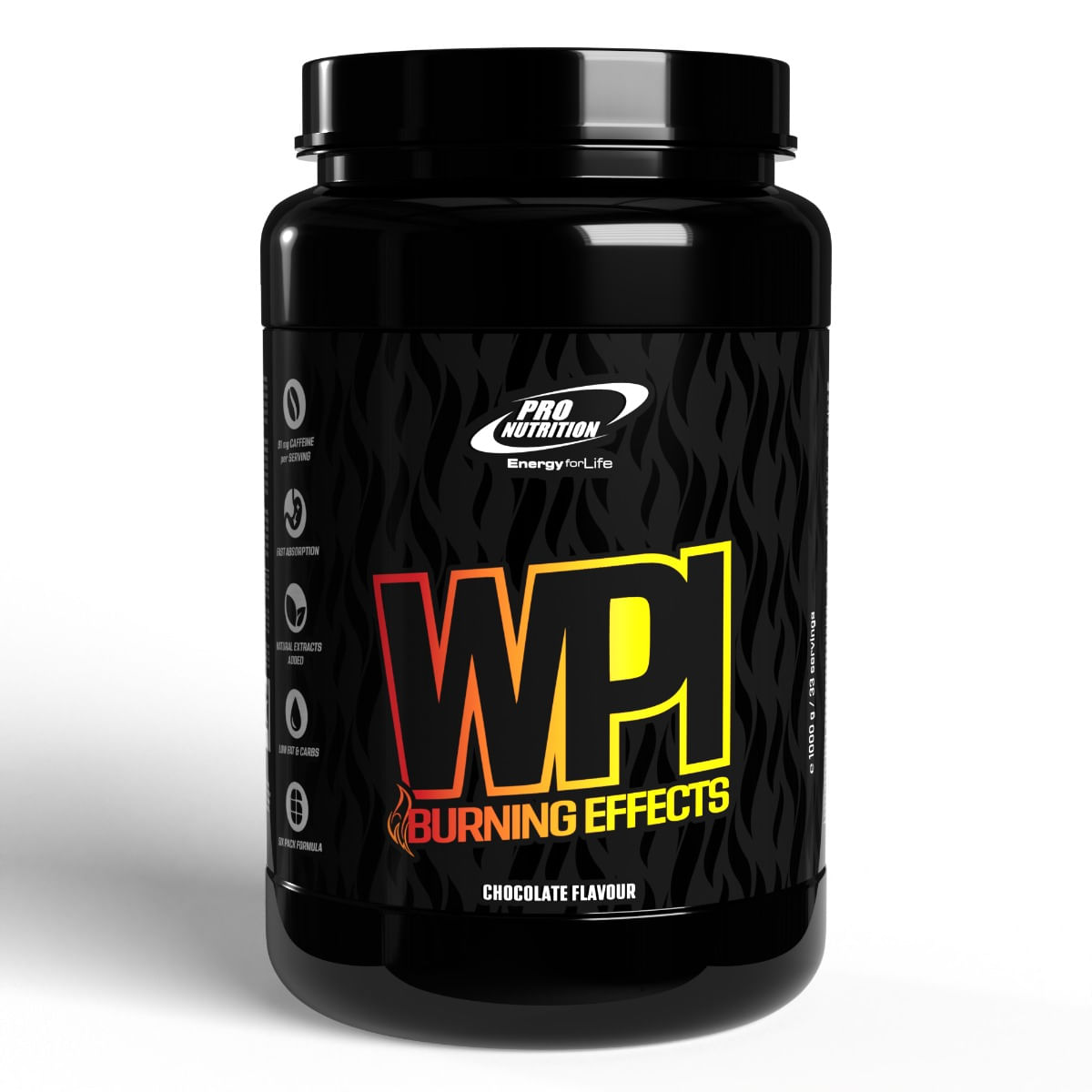 Proteine pentru slabit, WPI burning effects, Ciocolata, 1000g