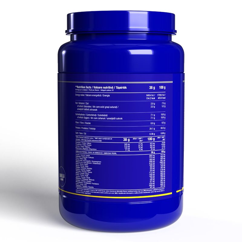 Ingrijire personala si Cosmetice - Sanatate si wellness - Nutritie sportiva - Proteine - Concentrat proteic din zer, Pro Whey, 900g, Vanilie - Infinity.ro