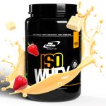 Ingrijire personala si Cosmetice - Sanatate si wellness - Nutritie sportiva - Proteine - Concentrat, izolat, hidrolizat 82% proteine, Iso Whey Gold, 900g, White Chocolate Strawberry - Infinity.ro