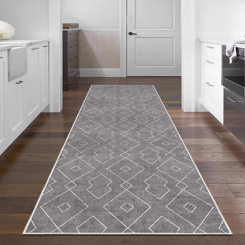 Casa si Gradina - Textile si covoare - Covoare - Covoare casa - Covor Conceptum Hypnose, 100% poliester, 100 x 300 cm, 650 gr/m², gri, 485HFT1978 - Infinity.ro