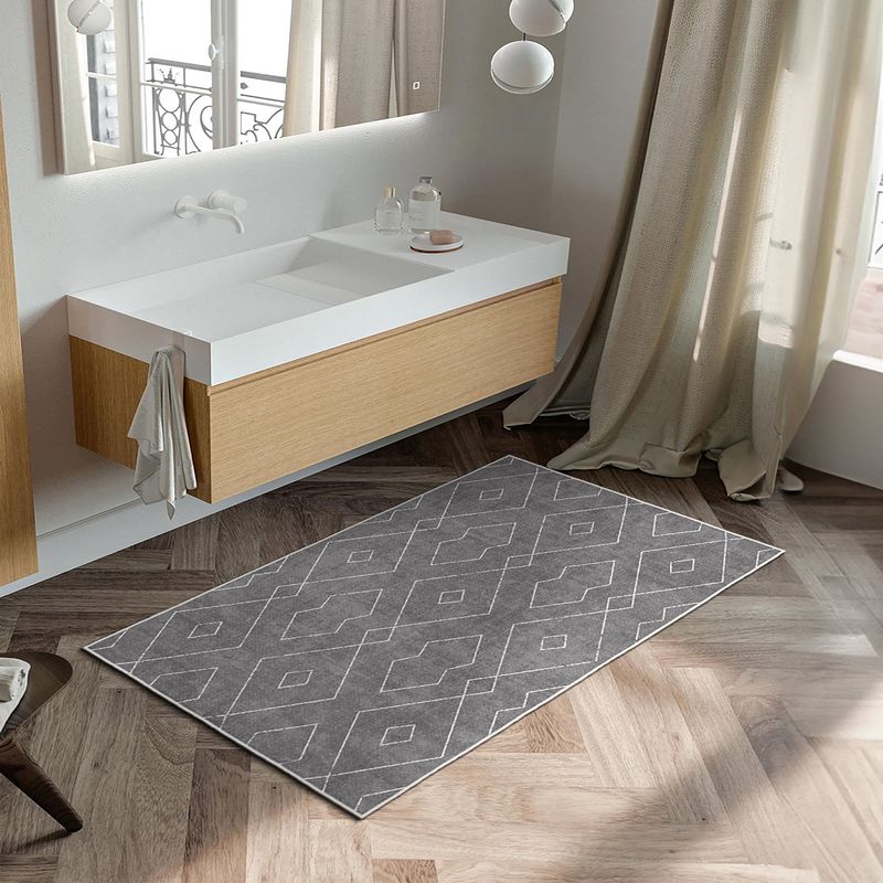 Casa si Gradina - Textile si covoare - Covoare - Covoare casa - Covor Conceptum Hypnose, 100% poliester, 100 x 300 cm, 650 gr/m², gri, 485HFT1978 - Infinity.ro