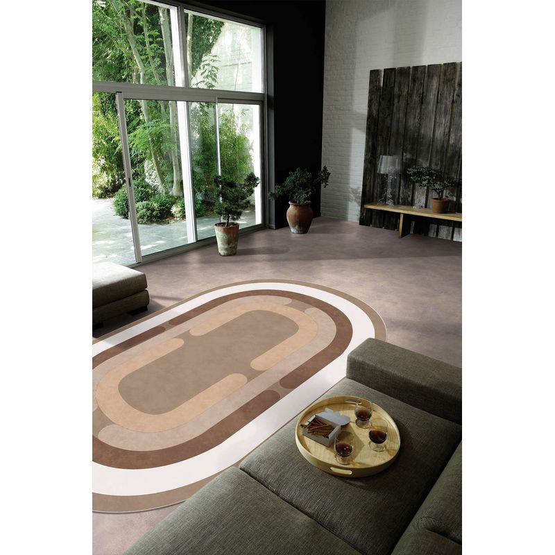 Casa si Gradina - Textile si covoare - Covoare - Covoare casa - Covor Conceptum Hypnose, 100% poliester, 100 x 300 cm, 650 gr/m², maro, 485HFT3966 - Infinity.ro