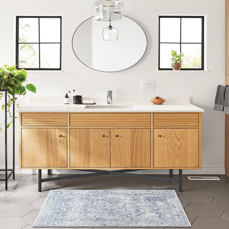 Casa si Gradina - Textile si covoare - Covoare - Covoare casa - Covor Conceptum Hypnose, 100% poliester, 140 x 220 cm, 650 gr/m², albastru, 485HFT1349 - Infinity.ro