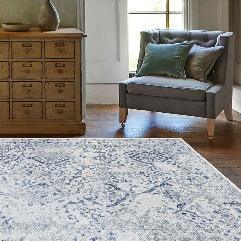 Casa si Gradina - Textile si covoare - Covoare - Covoare casa - Covor Conceptum Hypnose, 100% poliester, 140 x 220 cm, 650 gr/m², albastru, 485HFT1349 - Infinity.ro