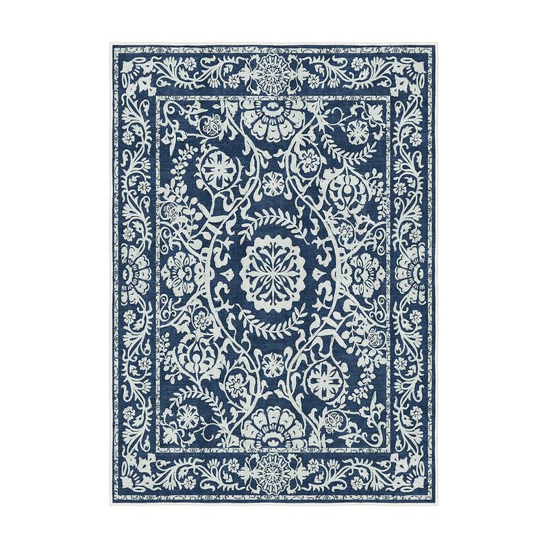 Casa si Gradina - Textile si covoare - Covoare - Covoare casa - Covor Conceptum Hypnose, 100% poliester, 140 x 220 cm, 650 gr/m², bleumarin, 485HFT2105 - Infinity.ro