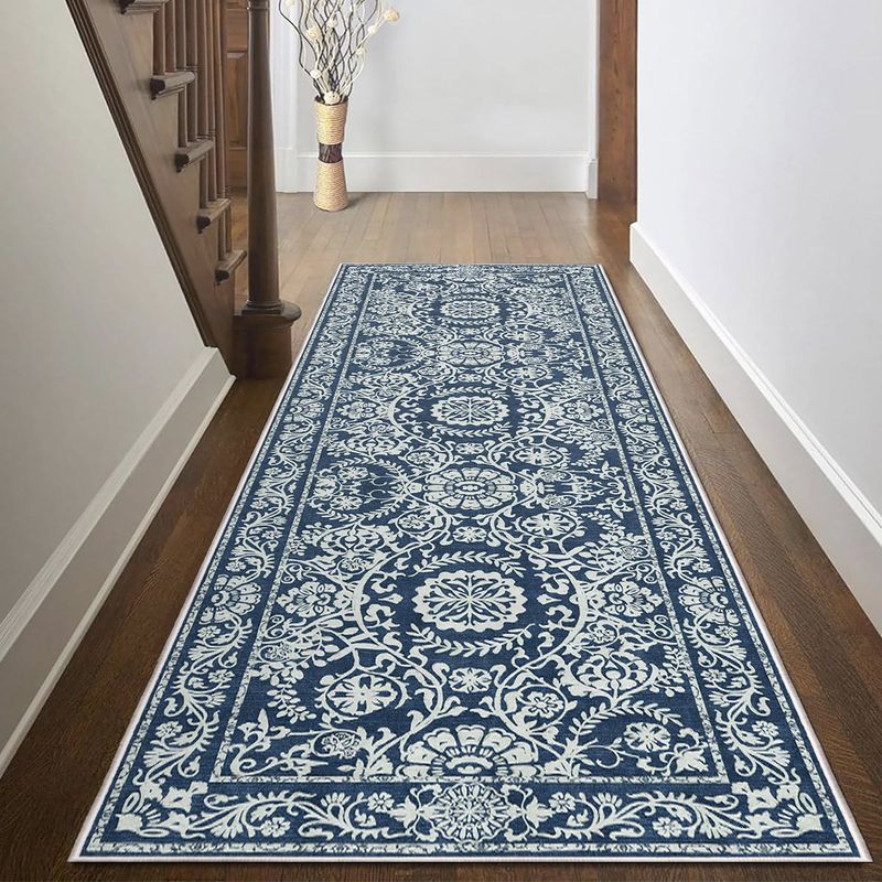 Casa si Gradina - Textile si covoare - Covoare - Covoare casa - Covor Conceptum Hypnose, 100% poliester, 140 x 220 cm, 650 gr/m², bleumarin, 485HFT2105 - Infinity.ro