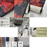 Casa si Gradina - Textile si covoare - Covoare - Covoare casa - Covor Conceptum Hypnose, 100% poliester, 140 x 220 cm, 650 gr/m², bleumarin, 485HFT2105 - Infinity.ro