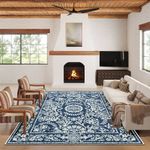 Casa si Gradina - Textile si covoare - Covoare - Covoare casa - Covor Conceptum Hypnose, 100% poliester, 140 x 220 cm, 650 gr/m², bleumarin, 485HFT2105 - Infinity.ro