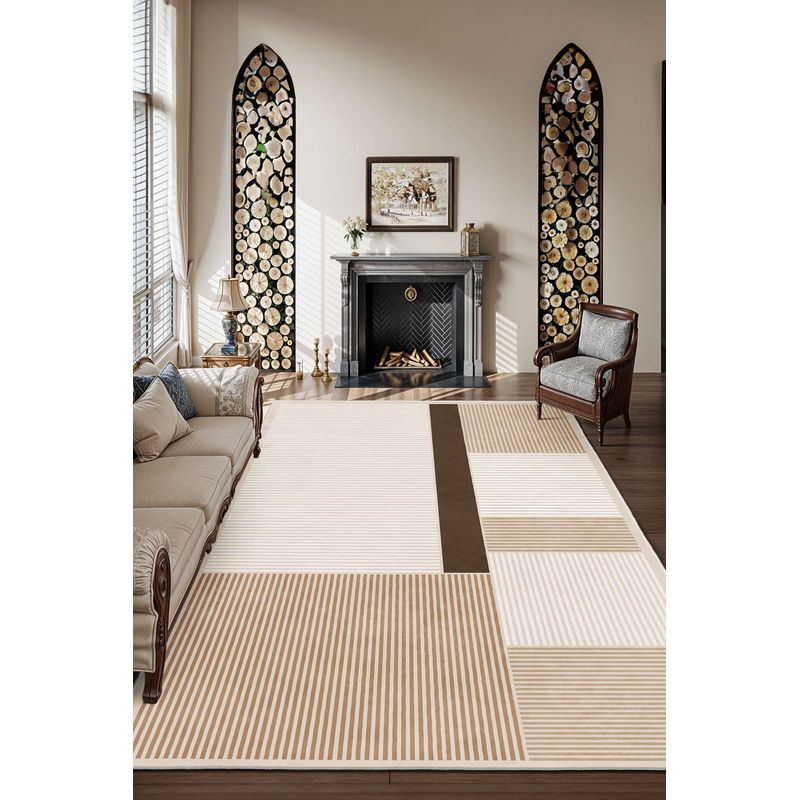 Casa si Gradina - Textile si covoare - Covoare - Covoare casa - Covor Conceptum Hypnose, 100% poliester, 40 x 60 cm, 650 gr/m², portocaliu, 485HFT3663 - Infinity.ro