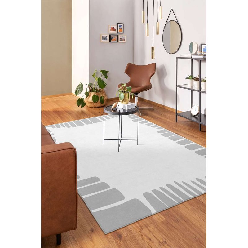Casa si Gradina - Textile si covoare - Covoare - Covoare casa - Covor Conceptum Hypnose, 100% poliester, 100 x 150 cm, 650 gr/m², gri, 485HFT3264 - Infinity.ro