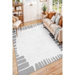 Casa si Gradina - Textile si covoare - Covoare - Covoare casa - Covor Conceptum Hypnose, 100% poliester, 100 x 150 cm, 650 gr/m², gri, 485HFT3264 - Infinity.ro