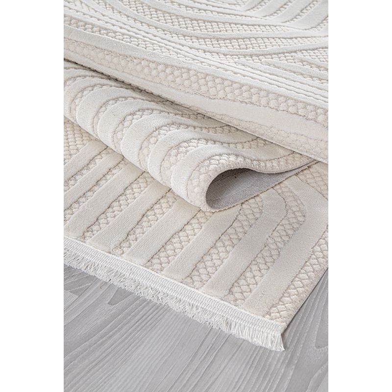 Casa si Gradina - Textile si covoare - Covoare - Covoare casa - Covor Conceptum Hypnose, poliester, 80 x 300 cm, 1800 gr/m², crem, 614CCL5476 - Infinity.ro