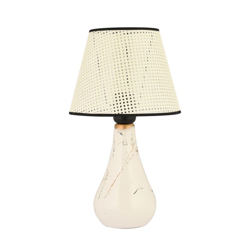 Casa si Gradina - Corpuri si surse de iluminat - Veioze si lampi - Veioze - Veioză Opviq, ceramică, 39 cm, crem, 433NUV1508 - Infinity.ro