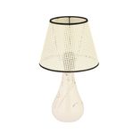 Casa si Gradina - Corpuri si surse de iluminat - Veioze si lampi - Veioze - Veioză Opviq, ceramică, 39 cm, crem, 433NUV1508 - Infinity.ro