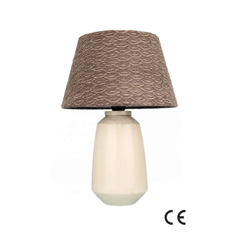 Casa si Gradina - Corpuri si surse de iluminat - Veioze si lampi - Veioze - Veioză Opviq, ceramică, 150 x 52 cm, maro/crem, 687HMY2490 - Infinity.ro