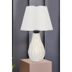 Casa si Gradina - Corpuri si surse de iluminat - Veioze si lampi - Veioze - Veioză Opviq, ceramică, 40 cm, crem, 433NUV1513 - Infinity.ro