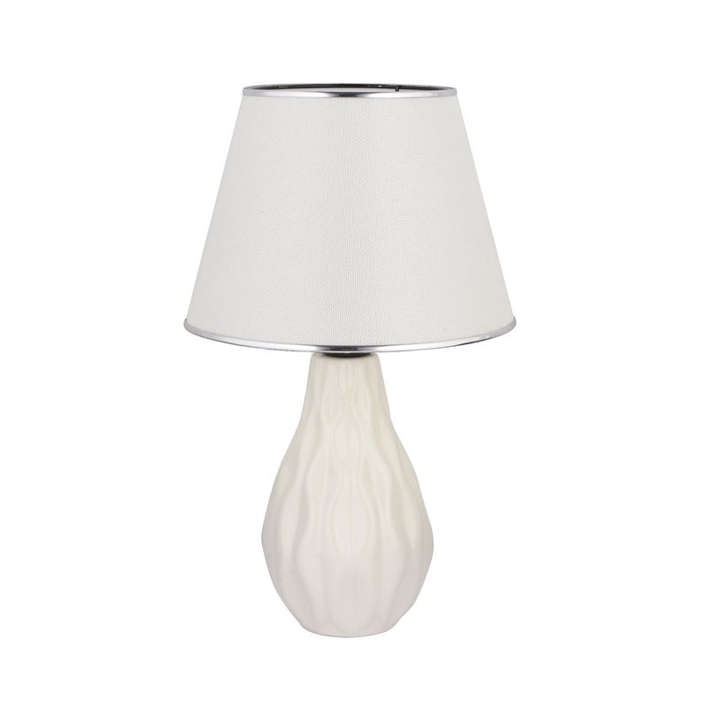 Casa si Gradina - Corpuri si surse de iluminat - Veioze si lampi - Veioze - Veioză Opviq, ceramică, 40 cm, crem, 433NUV1513 - Infinity.ro