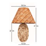 Casa si Gradina - Corpuri si surse de iluminat - Veioze si lampi - Veioze - Veioză Opviq, ceramică, 41 cm, multicolor, 687HMY2485 - Infinity.ro