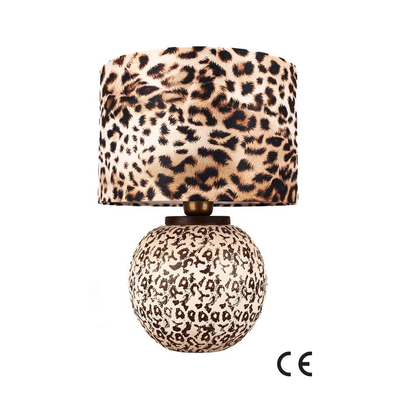 Casa si Gradina - Corpuri si surse de iluminat - Veioze si lampi - Veioze - Veioză Opviq, ceramică, 41 cm, multicolor, 687HMY2487 - Infinity.ro