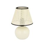 Casa si Gradina - Corpuri si surse de iluminat - Veioze si lampi - Veioze - Veioză Opviq, ceramică, 24 cm, alb, 433NUV1505 - Infinity.ro