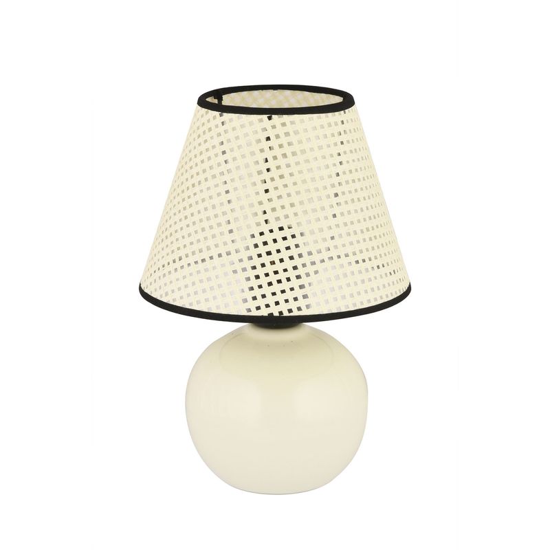 Casa si Gradina - Corpuri si surse de iluminat - Veioze si lampi - Veioze - Veioză Opviq, ceramică, 24 cm, alb, 433NUV1505 - Infinity.ro