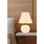 Casa si Gradina - Corpuri si surse de iluminat - Veioze si lampi - Veioze - Veioză Opviq, ceramică, 24 cm, alb/crem, 433NUV1510 - Infinity.ro