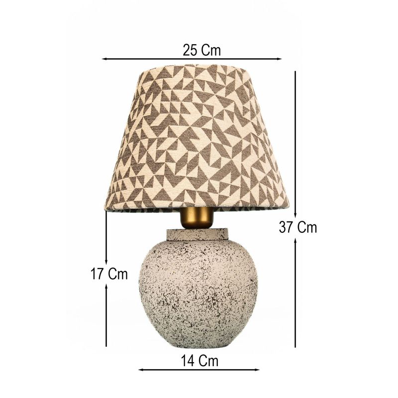 Casa si Gradina - Corpuri si surse de iluminat - Veioze si lampi - Veioze - Veioză Opviq, ceramică, 37 cm, multicolor, 687HMY2470 - Infinity.ro