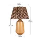 Casa si Gradina - Corpuri si surse de iluminat - Veioze si lampi - Veioze - Veioză Opviq, ceramică, 51 cm, multicolor, 687HMY2476 - Infinity.ro