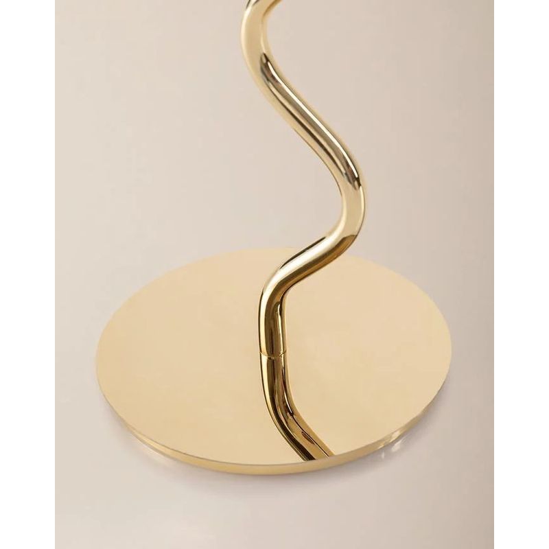 Casa si Gradina - Corpuri si surse de iluminat - Veioze si lampi - Veioze - Veioză Opviq, metal, 36 x 36 x 54 cm, auriu, 347ZNY1101 - Infinity.ro