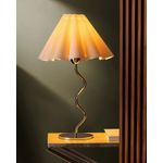 Casa si Gradina - Corpuri si surse de iluminat - Veioze si lampi - Veioze - Veioză Opviq, metal, 36 x 36 x 54 cm, auriu, 347ZNY1101 - Infinity.ro