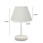 Casa si Gradina - Corpuri si surse de iluminat - Veioze si lampi - Veioze - Veioză Opviq, plastic, 37 cm, crem, 780SGN3556 - Infinity.ro
