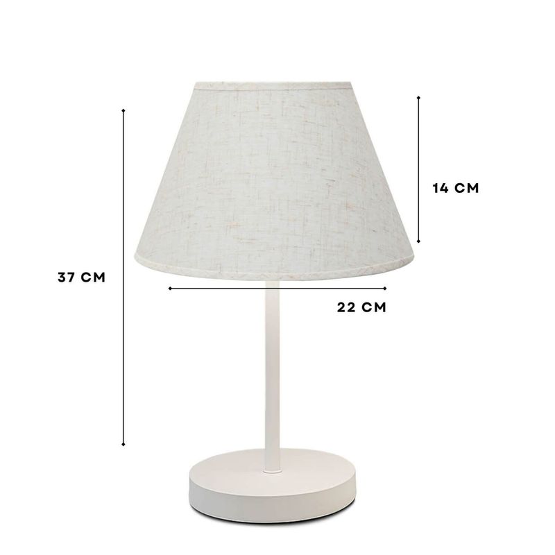Casa si Gradina - Corpuri si surse de iluminat - Veioze si lampi - Veioze - Veioză Opviq, plastic, 37 cm, crem, 780SGN3556 - Infinity.ro