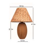 Casa si Gradina - Corpuri si surse de iluminat - Veioze si lampi - Veioze - Veioză Opviq, ceramică, 41 cm, multicolor, 687HMY2469 - Infinity.ro